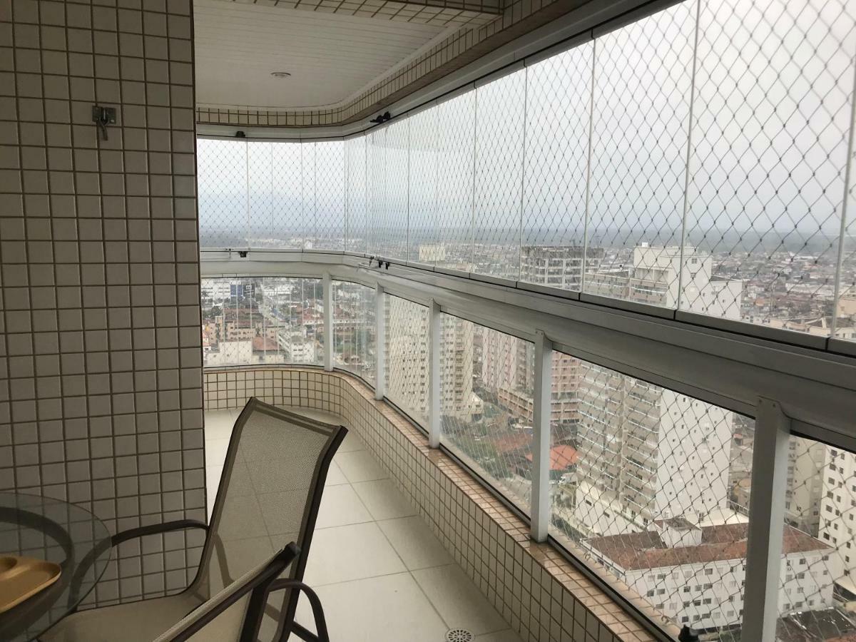 Apto Com Vista Para O Mar, 2 Vagas De Garagem E Churrasqueira Na Varanda Praia Grande  Buitenkant foto