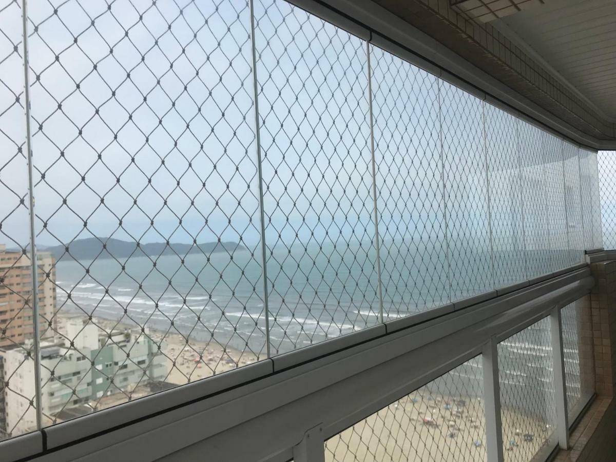 Apto Com Vista Para O Mar, 2 Vagas De Garagem E Churrasqueira Na Varanda Praia Grande  Buitenkant foto