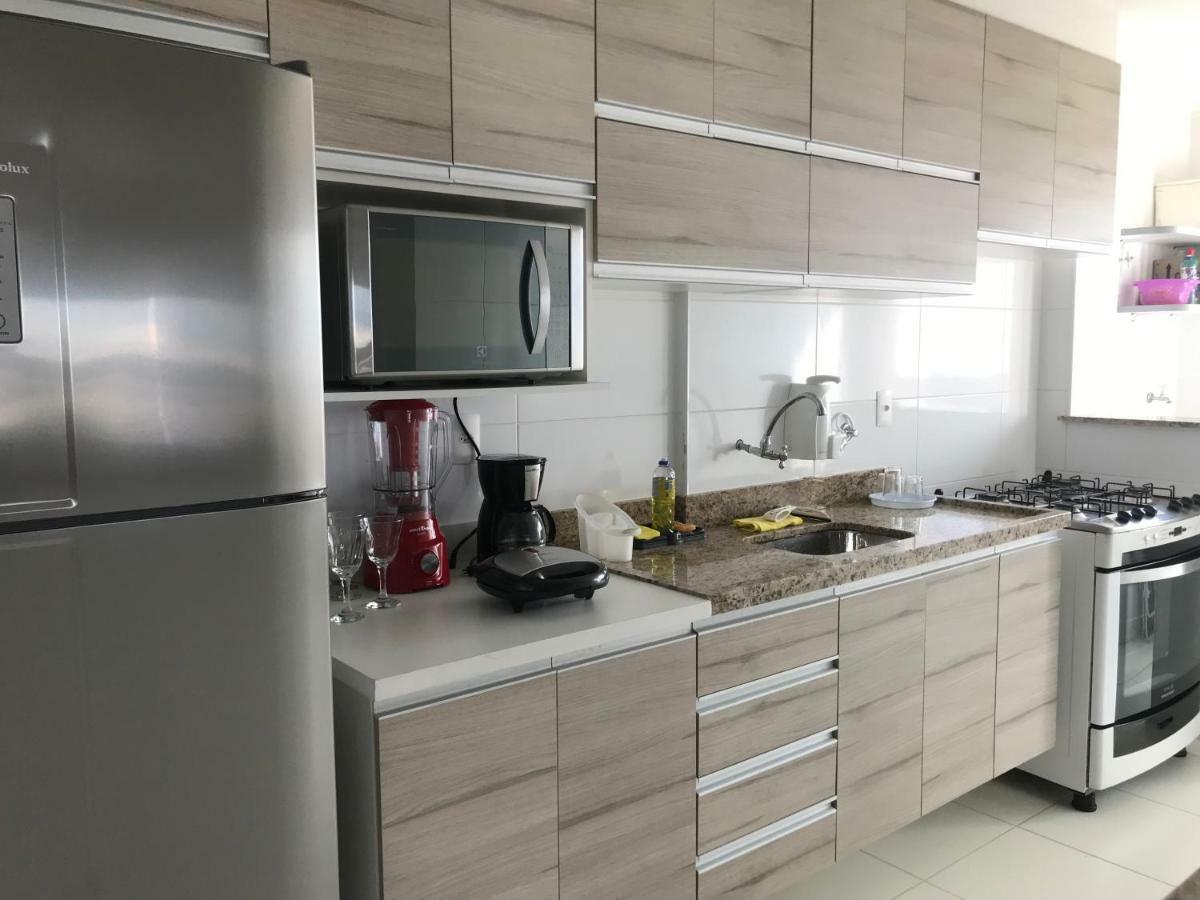 Apto Com Vista Para O Mar, 2 Vagas De Garagem E Churrasqueira Na Varanda Praia Grande  Buitenkant foto